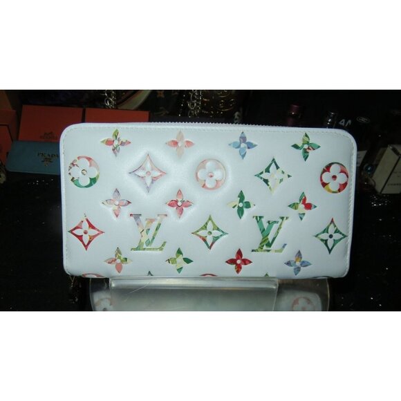 Louis Vuitton Handbags - SOLD Louis Vuitton Limited Edition Garden Monogram Coussin Lambskin Zippy Wallet